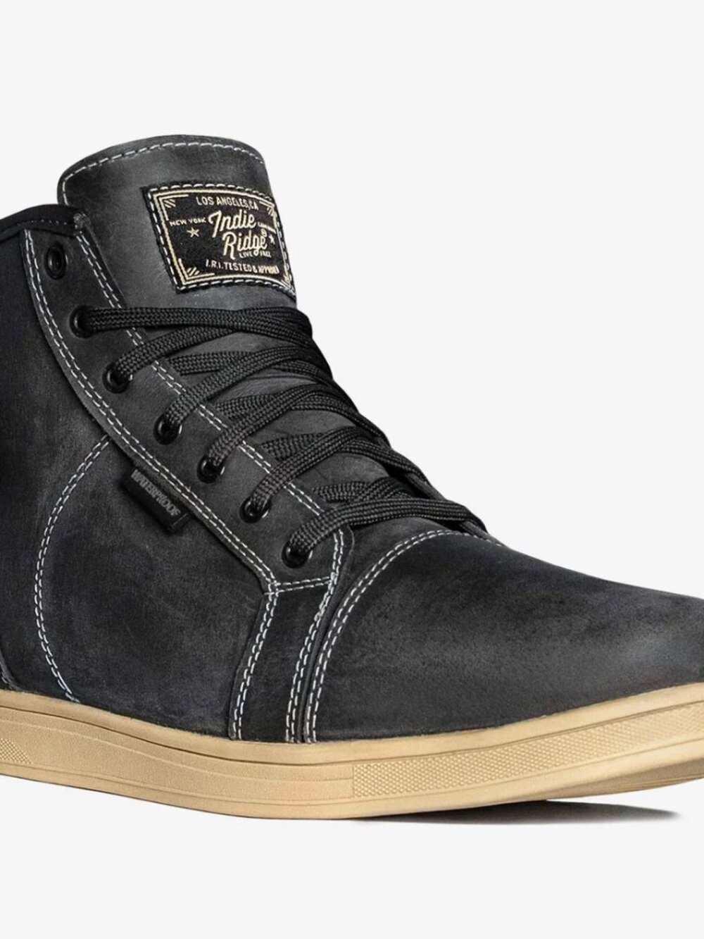 Leather Motorcycle Boots - The Crow Ivory